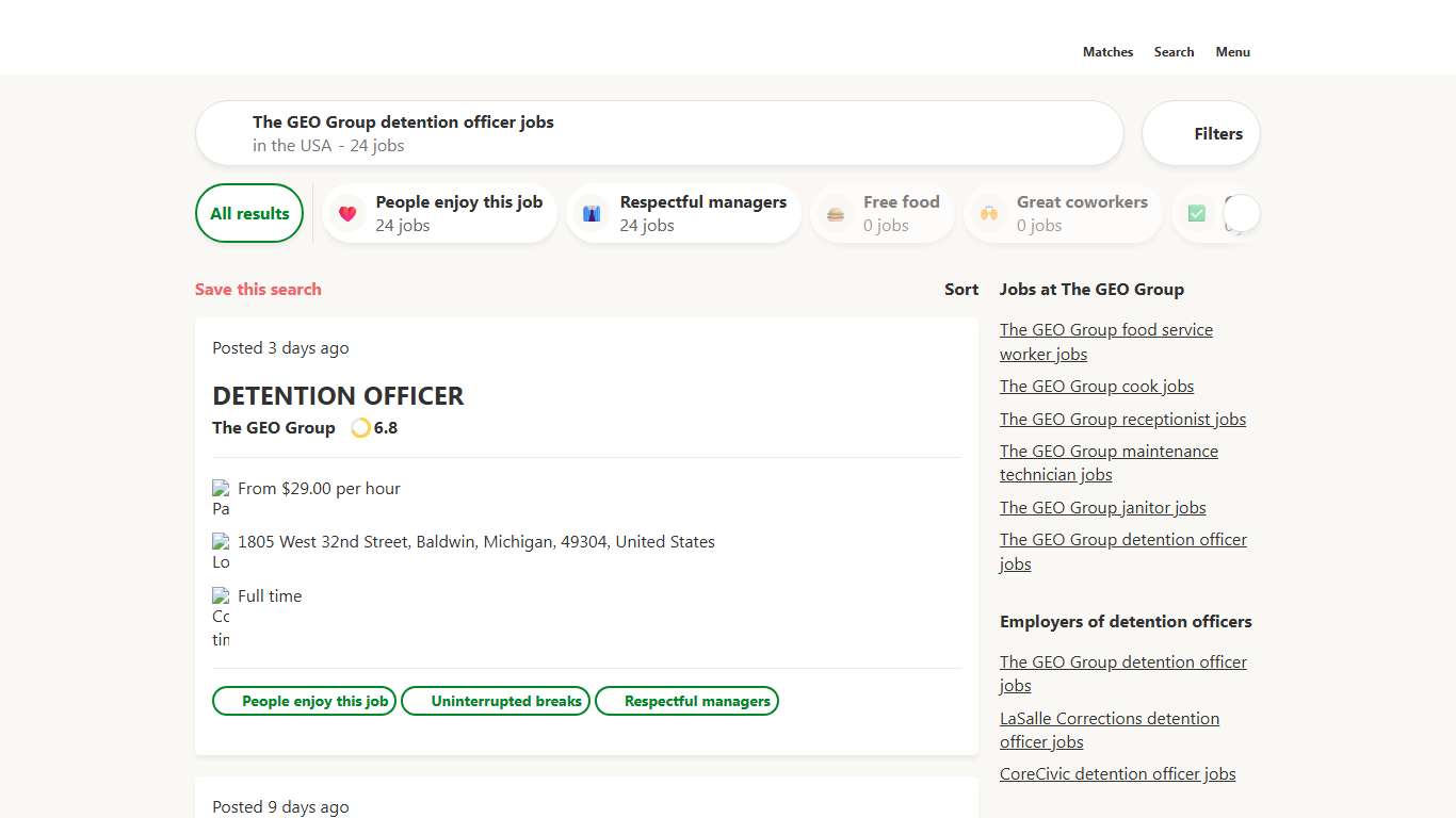 $25-45/hr The GEO Group Detention Officer Jobs Jan 2026