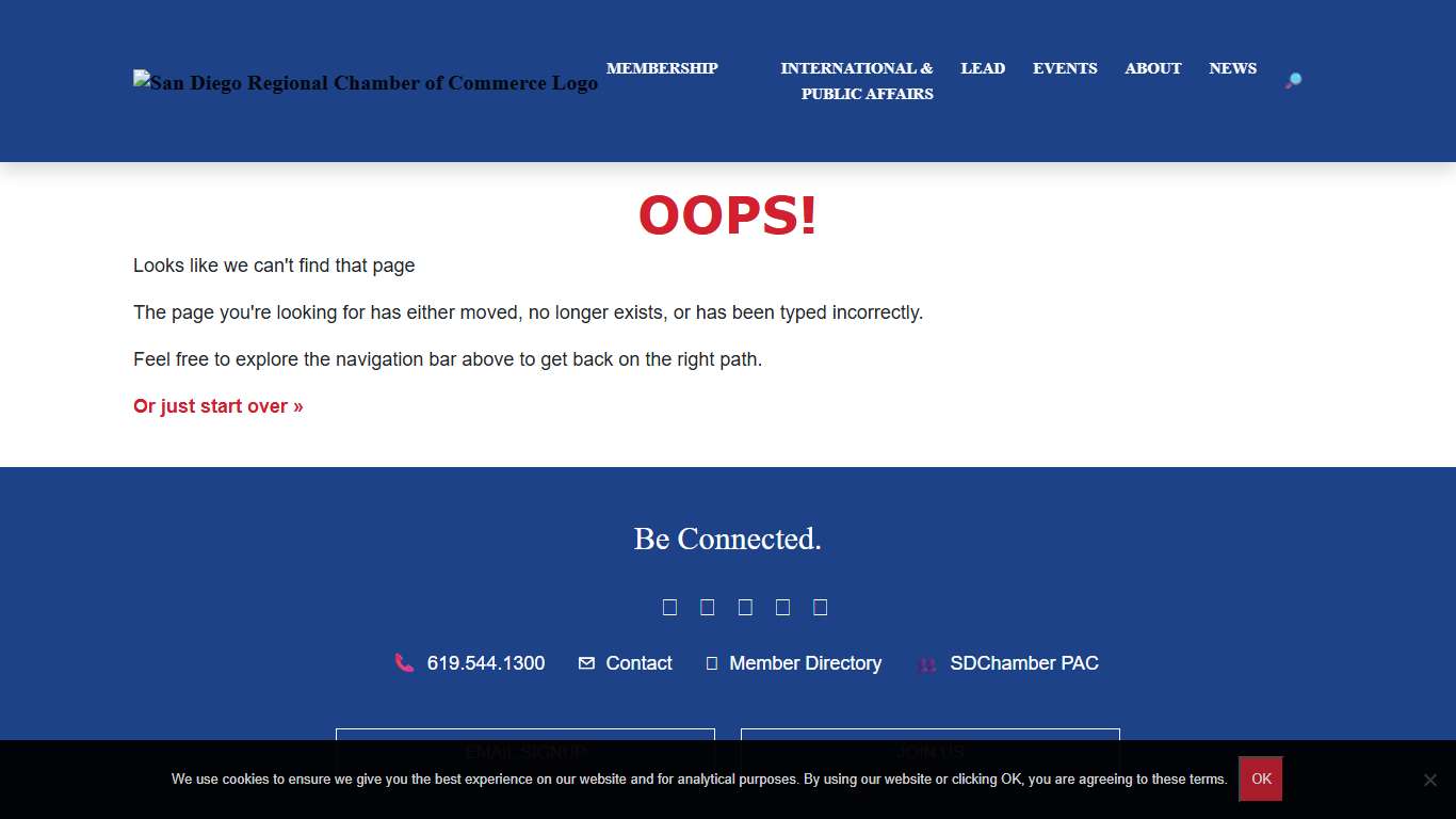 Page not found - SD Regional Chamber